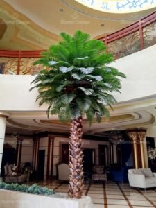 UAE wholesale palm tree installation for hotel entrance